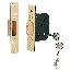 5 lever brass deadlock